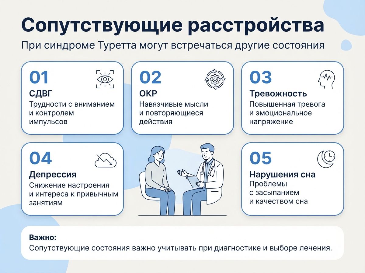 Лечение синдрома Туретта во Владивостоке инфографика